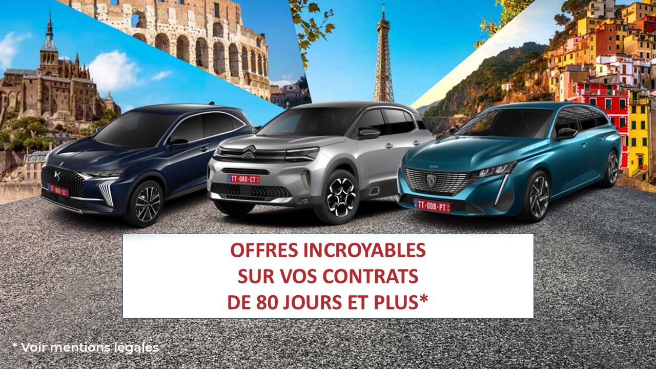 Pour une livraison du 08 septembre 2025 au 31 décembre 2025, bénéficiez de 16% sur vos contrats de 80 à 179 jours